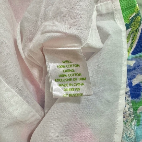 Lilly Pulitzer Ashlyn Shift Dress Size 2 Halter Beckon Blue Jungle Utopia 29555 - Picture 12 of 14